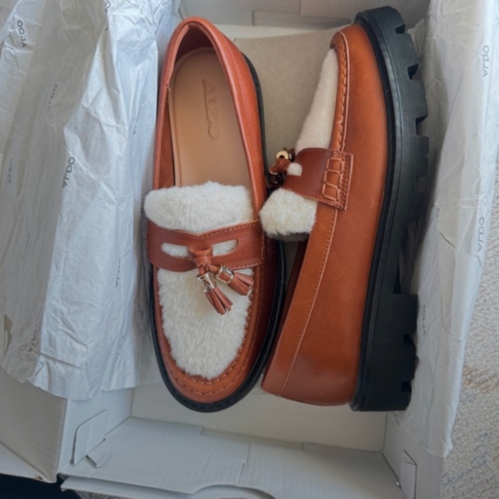 Aldo Ola Cognac Women's Loafers